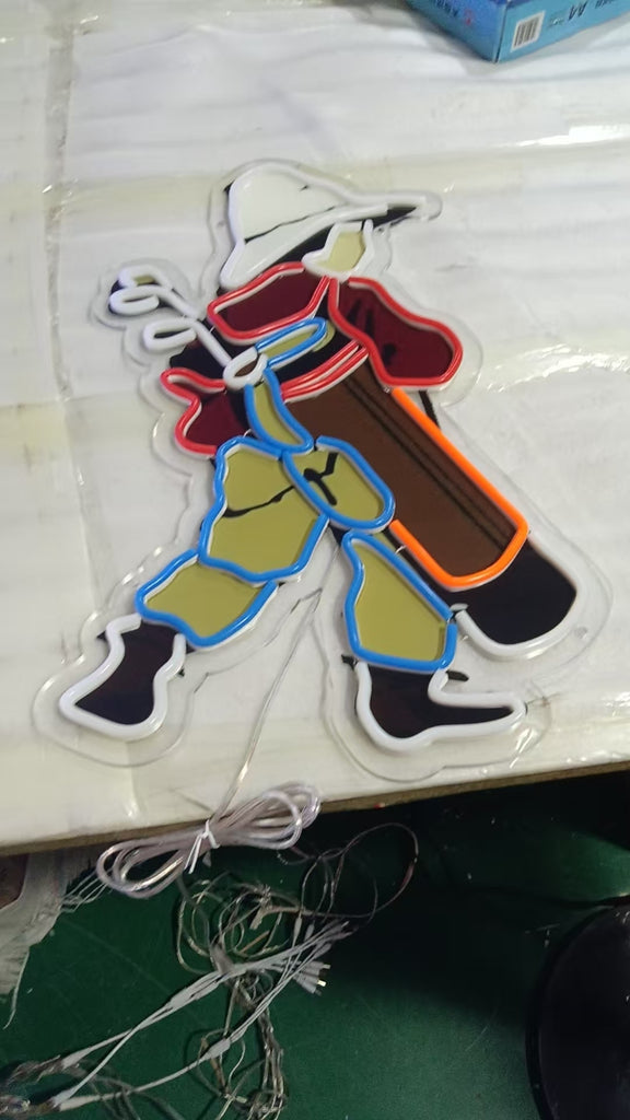 Neon character