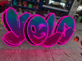 Neon character