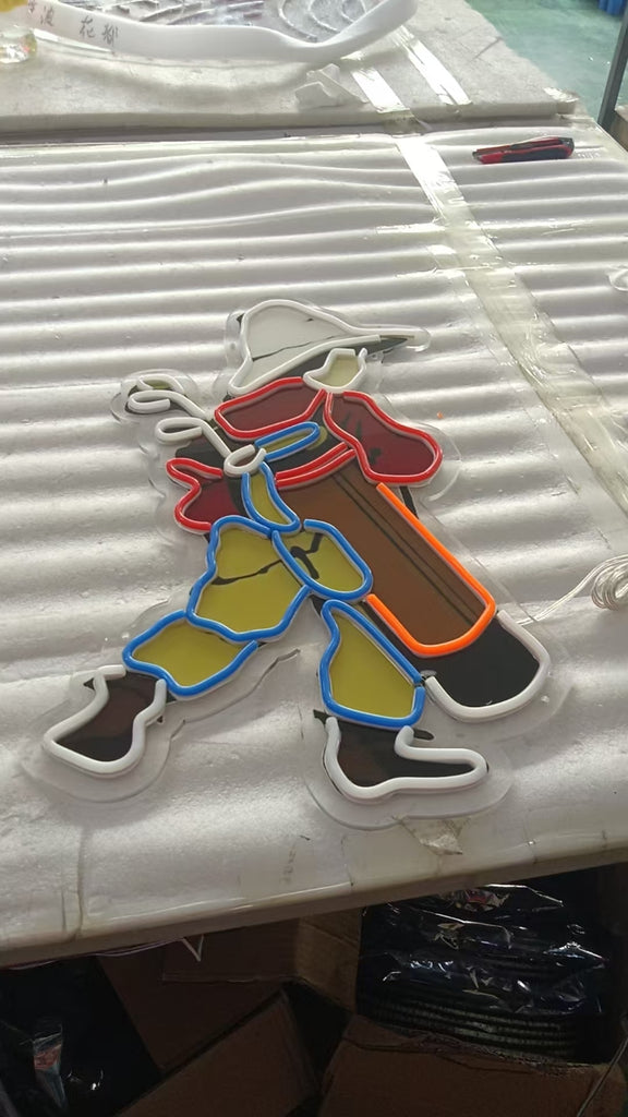 Neon character