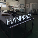 Stainless steel luminous characters