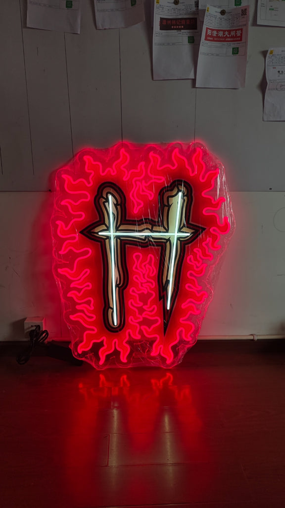 Neon character