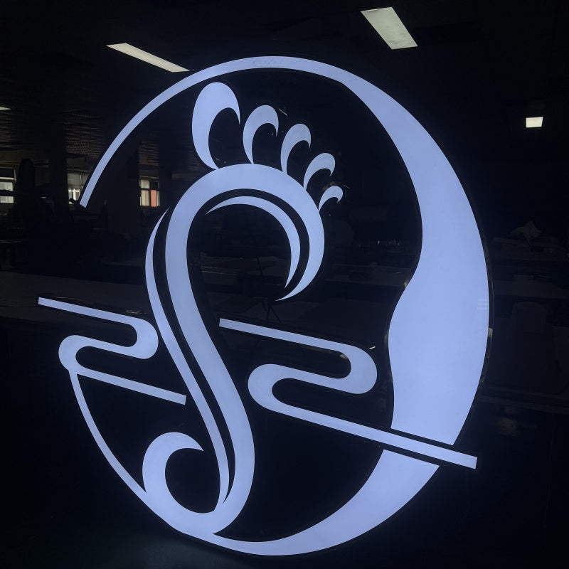 Stainless steel luminous characters