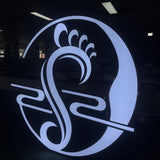 Stainless steel luminous characters