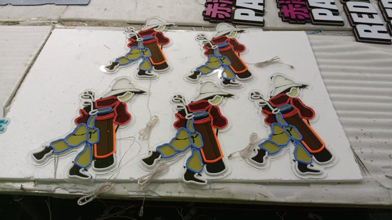 Neon character
