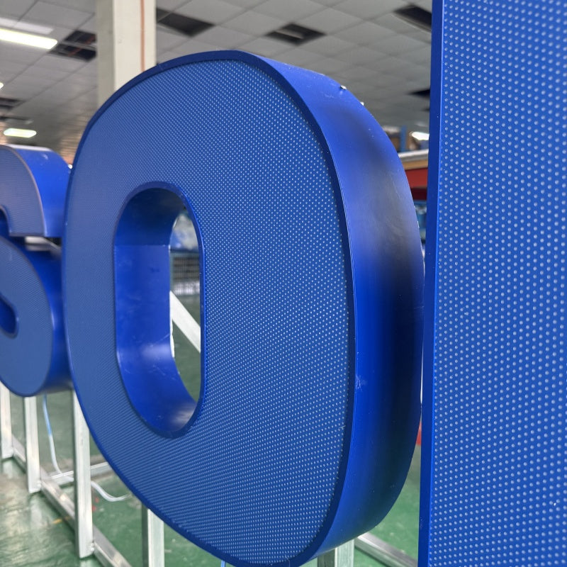 Stainless steel luminous characters