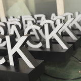 Stainless steel luminous characters