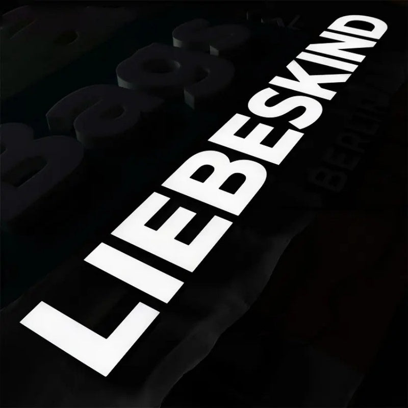 Stainless steel luminous characters