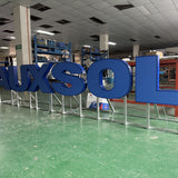 Stainless steel luminous characters