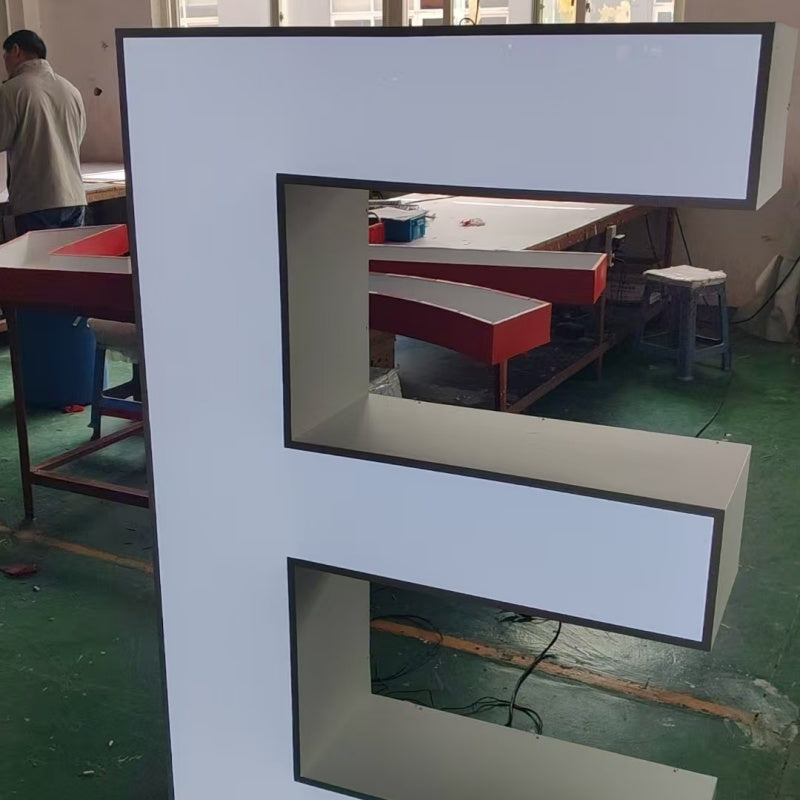 Stainless steel luminous characters