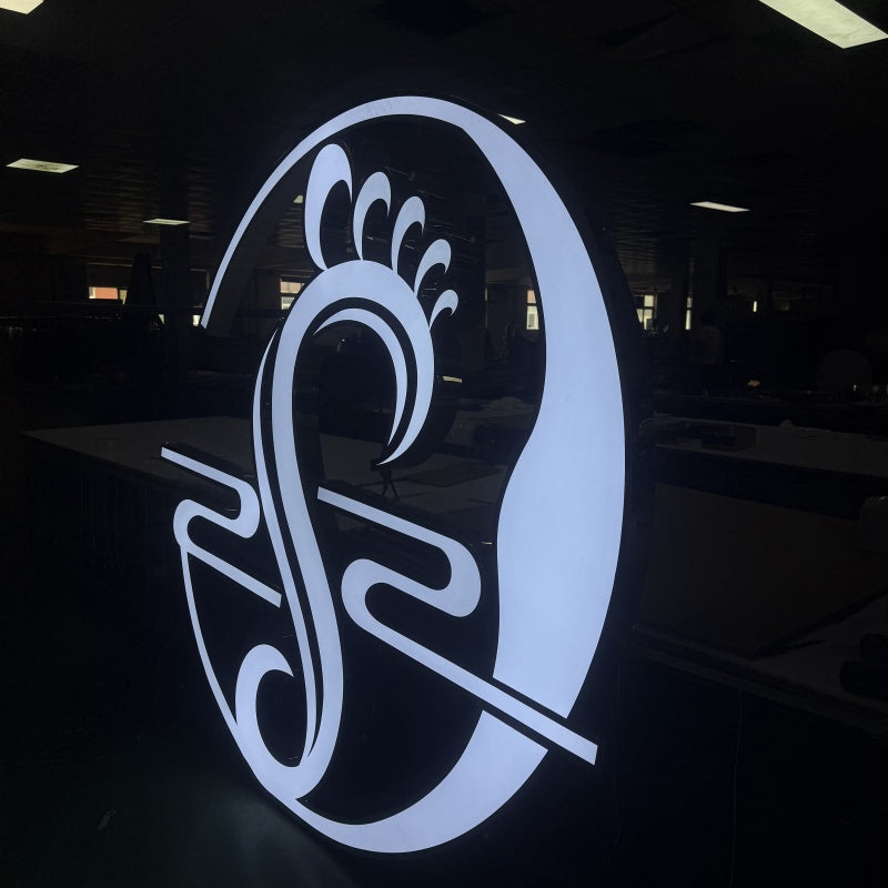 Stainless steel luminous characters