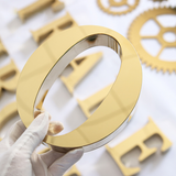 Metal flat characters