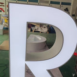 Stainless steel luminous characters