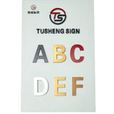 Metal flat characters