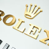 Metal flat characters